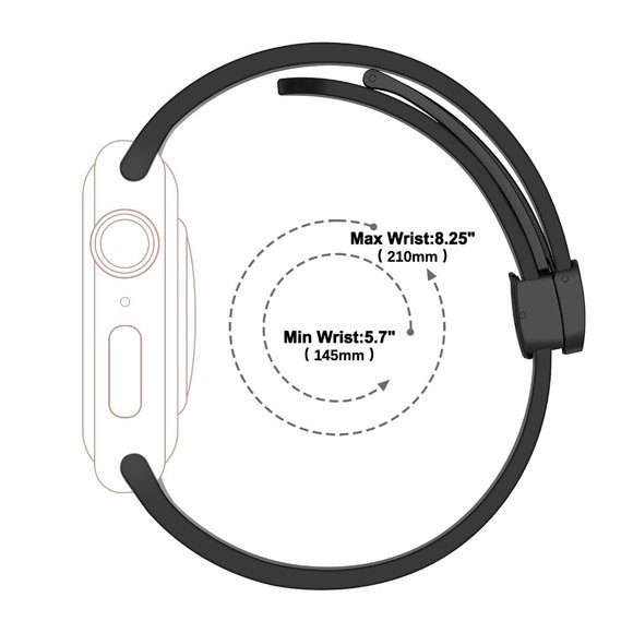 NEW White Magnetic Strap Adjustable For Apple watch band - Picture 10 of 11